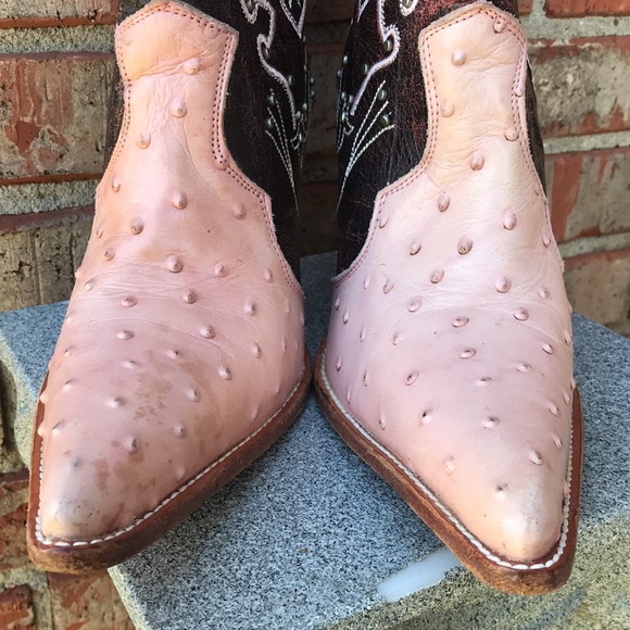 🚨B2G1 CAMILA Deep Berry Roses Pink Leather Pointy Toe Ankle Heeled Boots - Picture 10 of 15